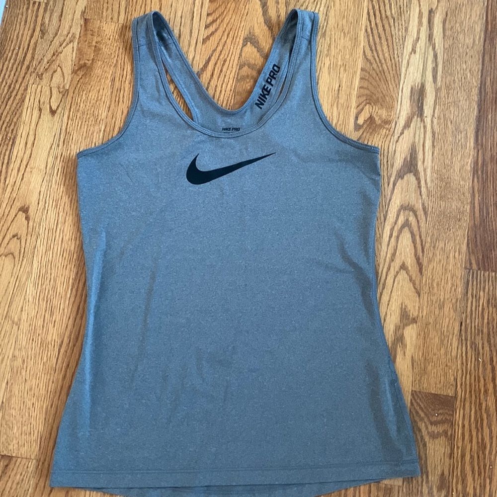 Nike Pro Gray Racerback Tank